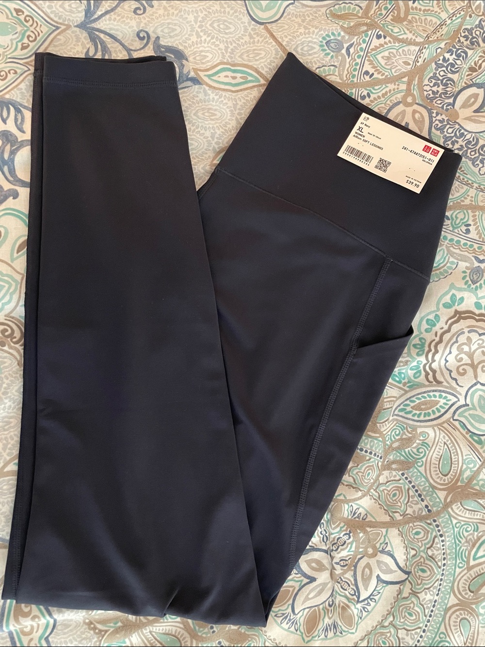 NWT Uniqlo AIRism Soft Leggings (set of 2) - Picture 2 of 3